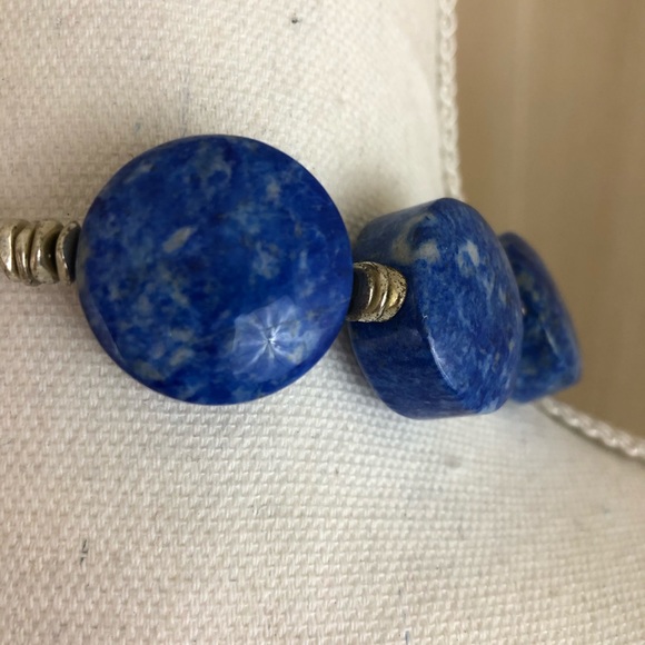 Lapis Azule Chunk Necklace - Picture 4 of 4